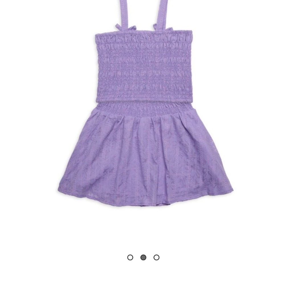BCBGirls Purple Girl's 2-Piece Smocked Top & Skirt Set NWT Size 16